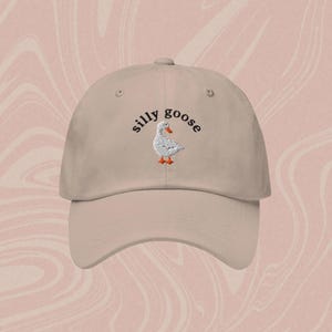 Embroidered Hat, Silly Goose Hat, Silly, Goose, Vintage Style Hat, Funny Hat, Funny Goose Gift, Outdoor Gift, Funny Gift, Funny Cap, Dad Hat