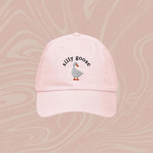 Embroidered Hat, Silly Goose Hat, Silly, Goose, Vintage Style Hat, Funny Hat, Funny Goose Gift, Outdoor Gift, Funny Gift, Funny Cap, Dad Hat