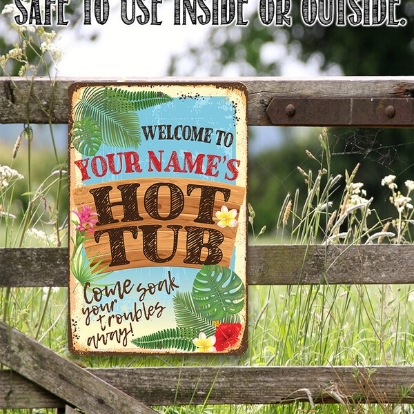 Hot Tub Decor Etsy