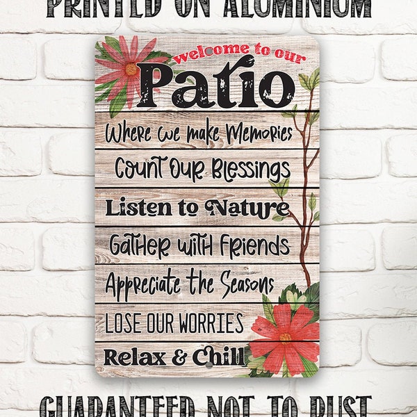 Patio Wall Decor Etsy