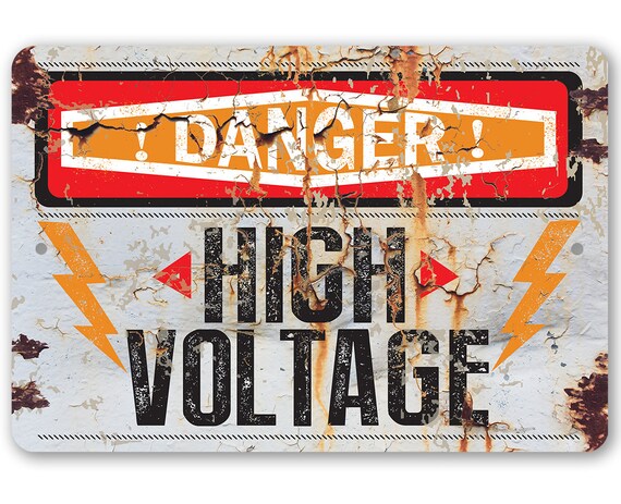 Danger High Voltage Vintage Retro Reproduction Gift 8x12 Metal Sign 108120067017 