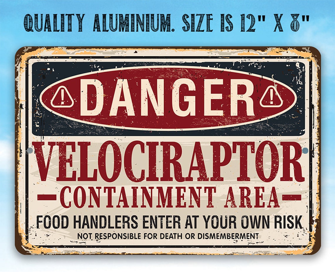 danger danger velociraptor