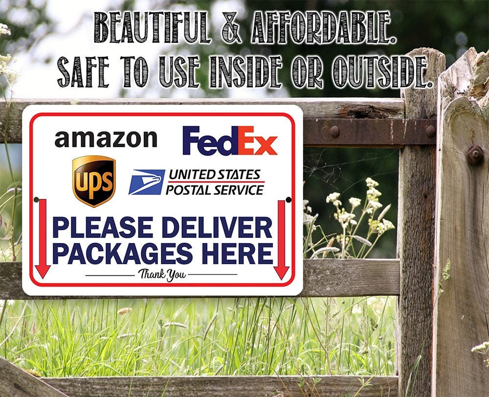 Postal Sign 8 X 12 or 12 X 18 Etsy UK