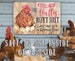 Chicken Coop Sign - Fluffy Butt Hut - Tin Metal Sign - 8'x12'/12'x18 Use Indoor/Outdoor - Cute Funny Chicken Farm Decor - Urban Chickens 