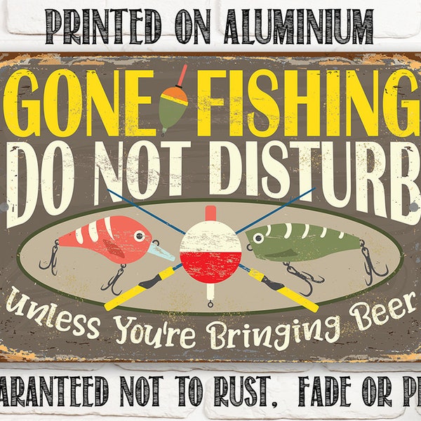 Funny Fishing Sign Etsy