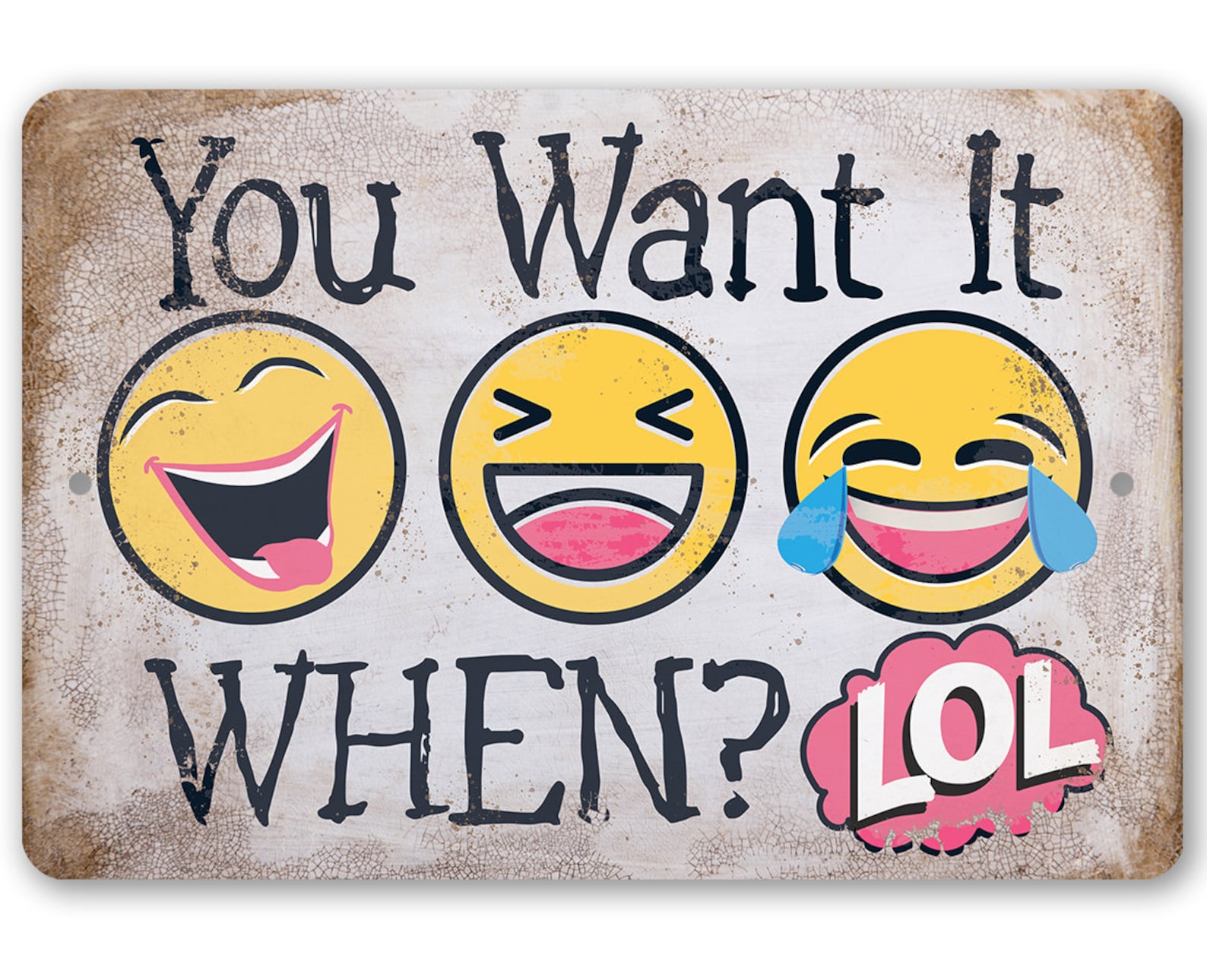 You Want It When 8 x 12 or 12 x 18 | Etsy