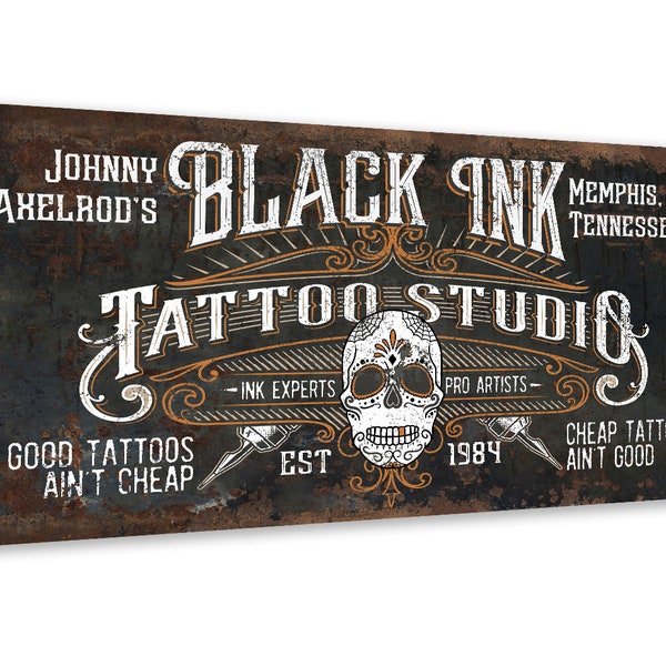 Tattoo Shop Decor Etsy