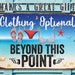 Tin Metal Sign Clothing Optional 8x12/12x18 Indoor/outdoor for Beach ...