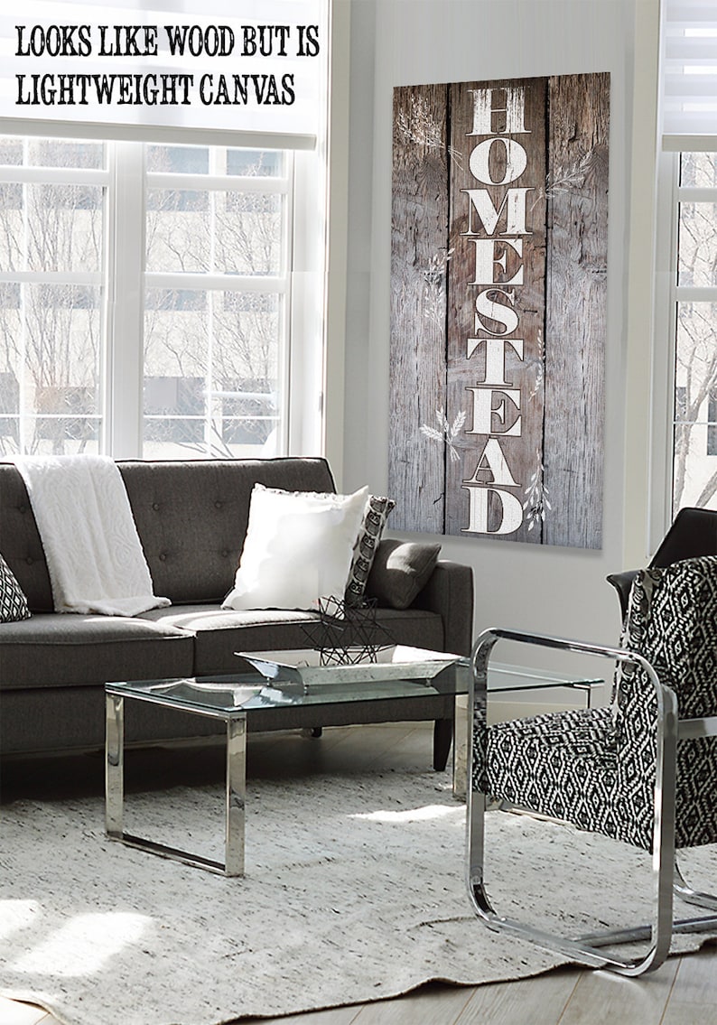 Homesteadlarge Canvas Wall Art not Printed on Etsy