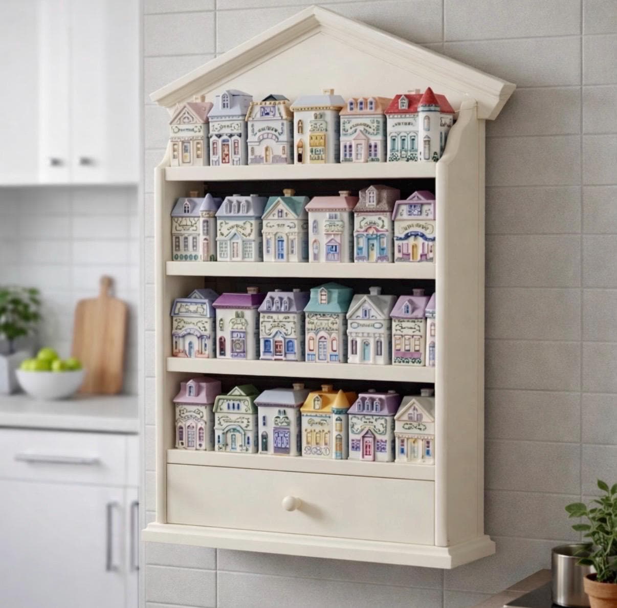 ビンテージ 入手困難　レノックス スパイスケース スパイスラック 木製 アメリカ Lenox spice village - Etsy 日本