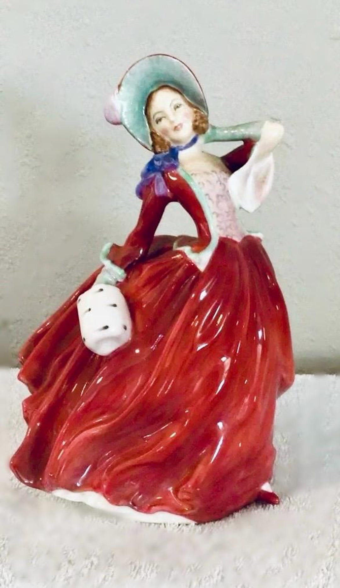 Royal Doulton Figurine-“autumn Breezes”. - Etsy