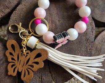Schlüsselanhänger-Armbänder oder Taschenschmuck