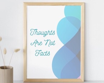 Printable Mental Health Posters. Psychology Wall Art Prints. Therapy Counselor Office. Daily Affirmations Poster.