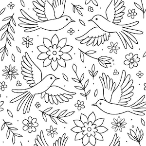 Bird Coloring Book
