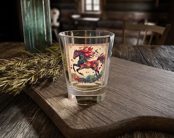 Year of the Horse Shot Glass | Fire Mane 1.5oz