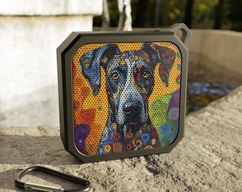 Colorful Great Dane Pop Art Bluetooth Speaker | Outdoor Portable Speaker
