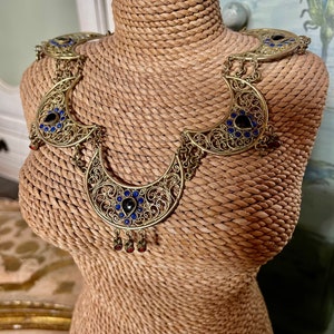 Exquisite Parisian Necklace, Art Nouveau, Same Day Shipping! Goddess, Antique, Vintage Necklace, Moon Goddess, Vintage French, Estate