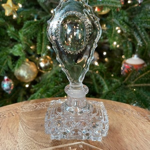 Vintage Glass Perfume Bottle: Collectable Potion Bottle