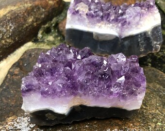 Large Uruguay Amethyst Chunk: Deep Purple Crystal Healing Stone