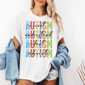 Comfort Colors Autism Awareness T-Shirt: Periodic Table Design