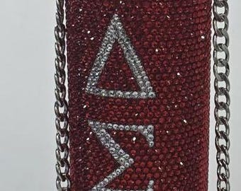 Vaso Delta Sigma Theta para agua caliente y fría, botella Blink, acero aislado de 40 oz