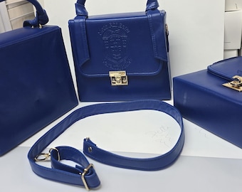 Bolso de mano acolchado bordado de Zeta Phi Beta, compatible con portátil y almuerzo.