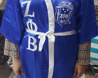 Zeta phi beta Satin Bath rob