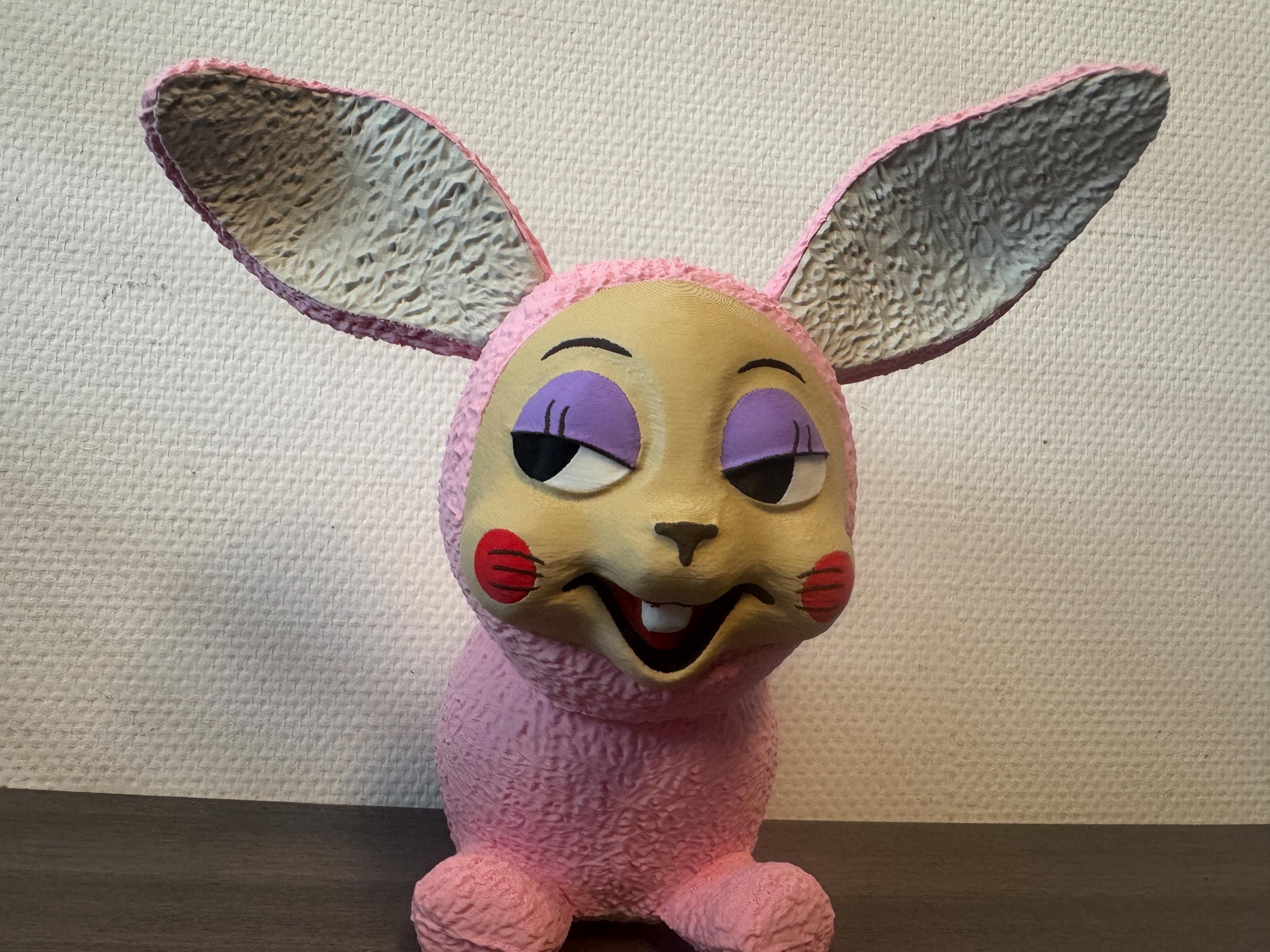 Pink Bunny | the Outlast Trials | Lifesize | Game Decoration