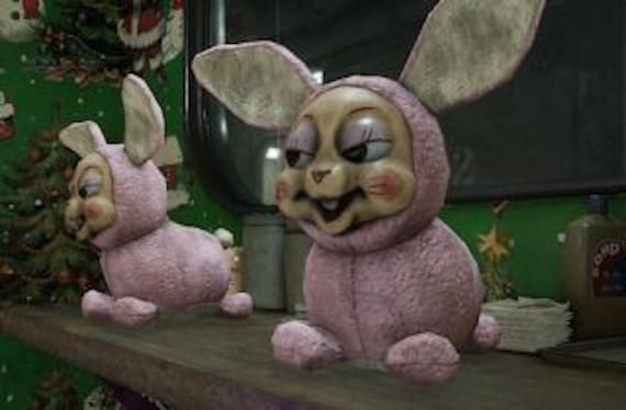 Pink Bunny | the Outlast Trials | Lifesize | Game Decoration