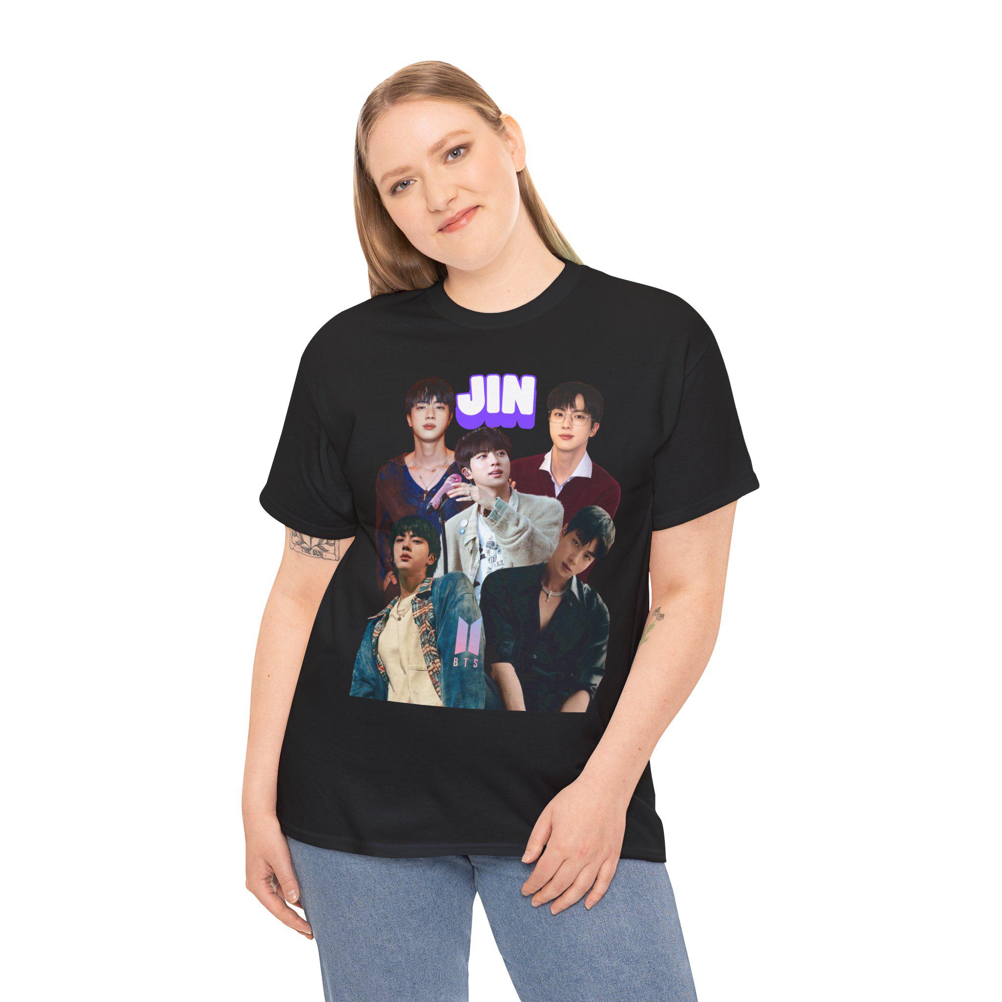 Jin BTS Photo Collage T-shirt for ARMY - Etsy