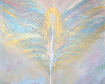 Wings 20 x 20 Gold Angel Wings Wall Art Acotar