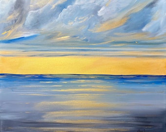 Golden Horizon, 20” x 24” original painting