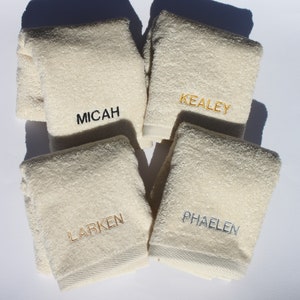 Personalized Embroidered Terry Hand Towel