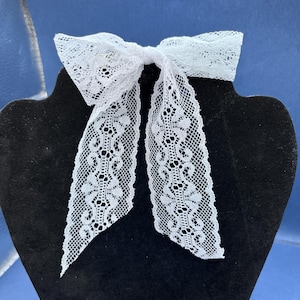 Lace Hair Bow 1