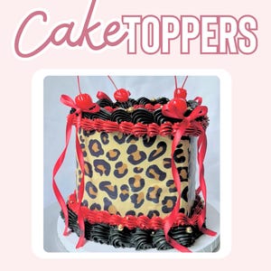 Edible Image Cake Toppers