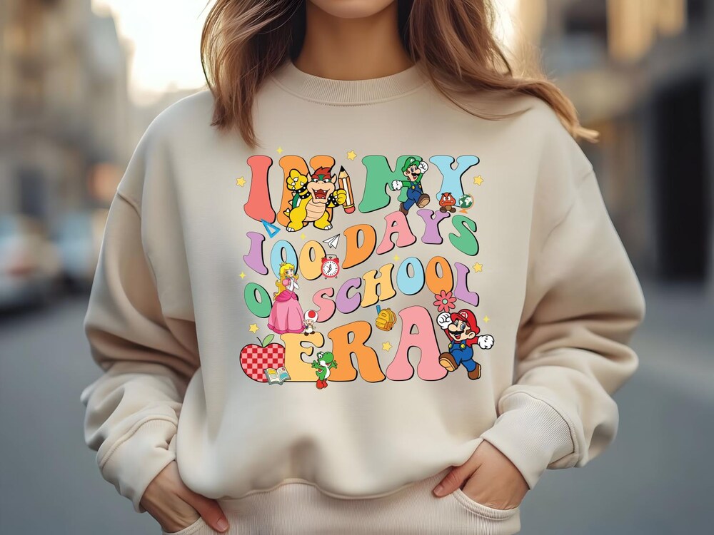 Bachelorette Party 100 Days Of School Era, In My 100 Days Of School Era Retro Disco Svg, 100Th Day Of School Svg, Retro Disco 100Th Day Of School Digital Svg School Men Women Prowallart