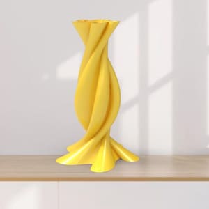 Spiral Vase STL File, 3MF File, 3D Print Model, DIY, Digital Download for 3D Printing, Designer Model, Vase, Home Decor, Decorative