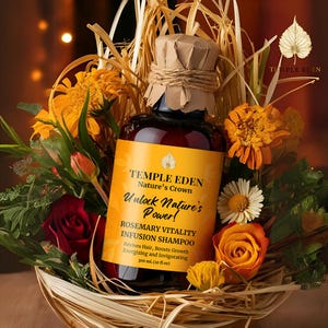 Rosemary Vitality Infusion Shampoo | Boosts hair growth and revitalizes dull strands.