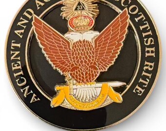 AASR NJ 33RD Degree Auto Emblem