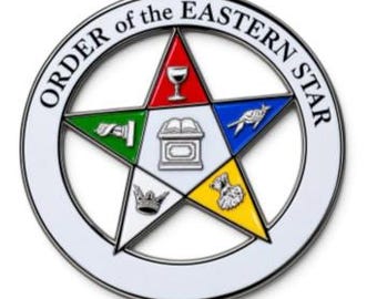 Custom Order of the Eastern Star Cut Out Car Emblem
