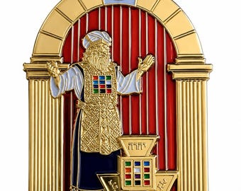 Custom Past High Priest Car Emblem 3"Masonic Emblem Auto.