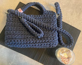 Maja Bag: Handbag, shoulder bag, crochet bag, crocheted bag, crossbody bag, crossbody bag, crochet, cell phone bag, bag, handcraft