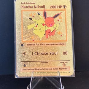 gold pokemon valentine card Valentines Day / Anniversary Card