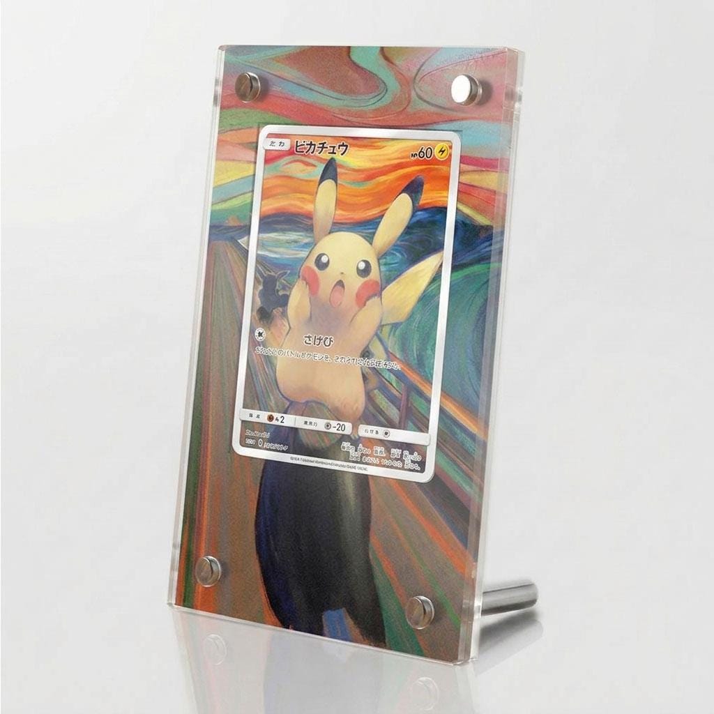 Pikachu Munch the Scream - Etsy