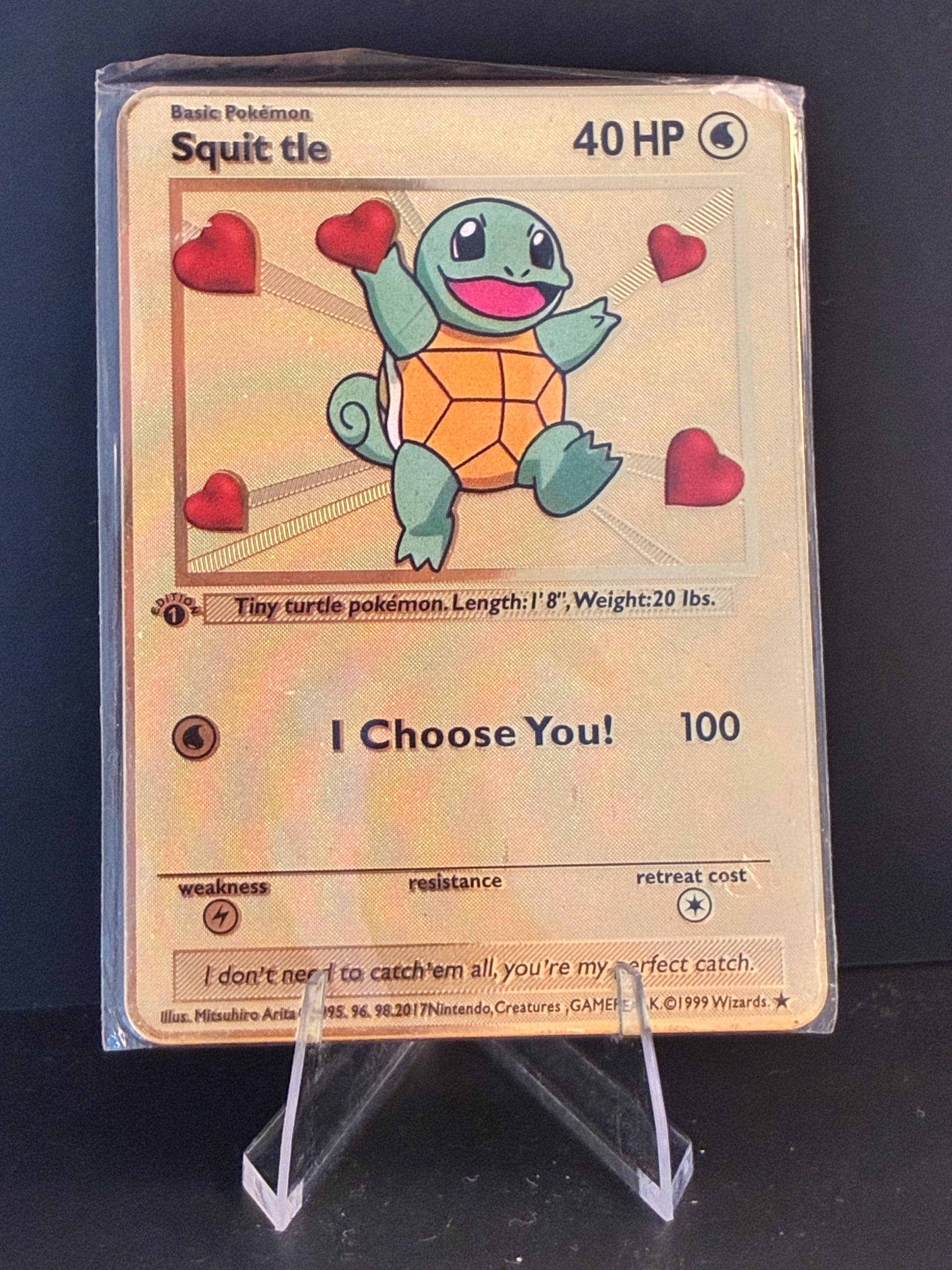 Squirtle I Choose You Card - Etsy