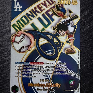 Dodgers One Piece Card - Etsy