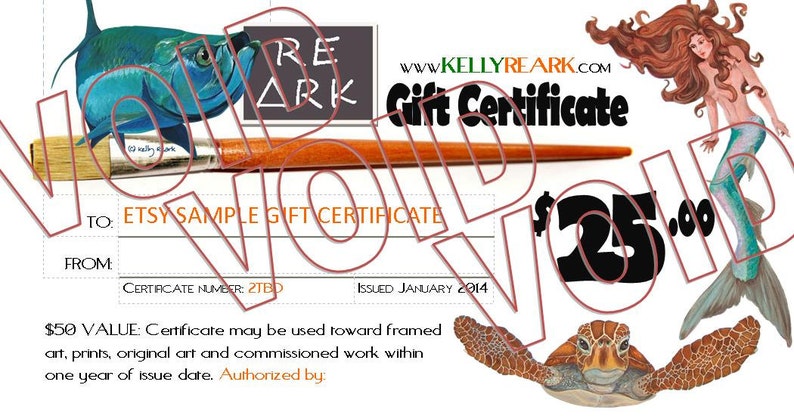Gift Certificates image 1