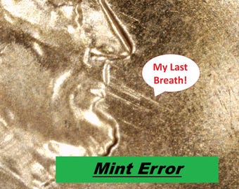 2025 P Lincoln Shield penny - Uncirculated - Lincoln's Last Breath Mint Error