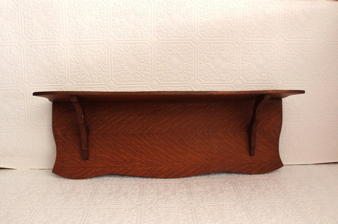 Vintage Wood Wall Shelf Wooden Shelf Display Shelf Accent Shelf Cottage ...