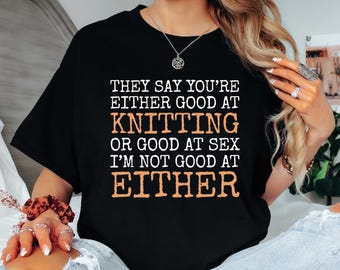 Camiseta unisex divertida de tejido: un regalo para los amantes del crochet